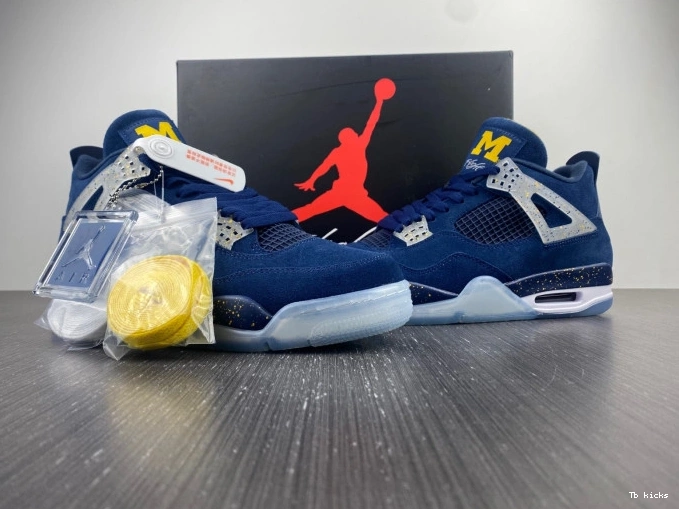 Reps TBK AJ4-1036660 Michigan (PE) Retro Air Jordan 4 0801